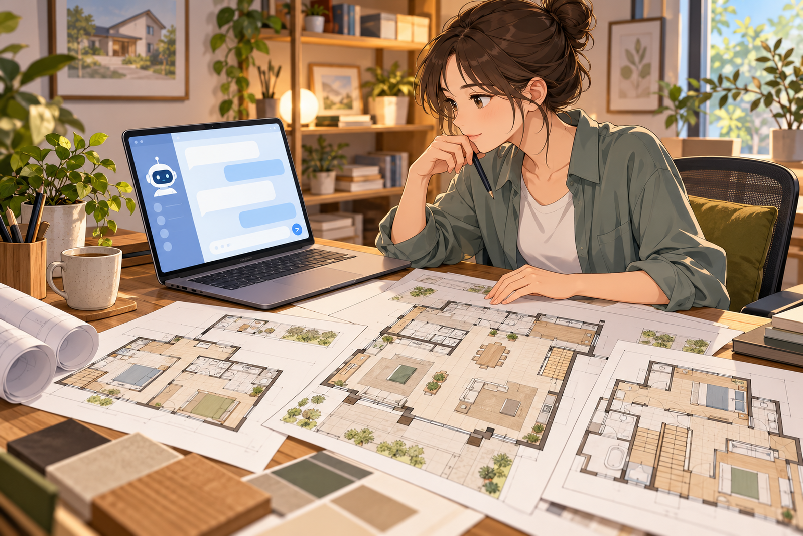 間取り図・DXF・紙図面の3つの方法