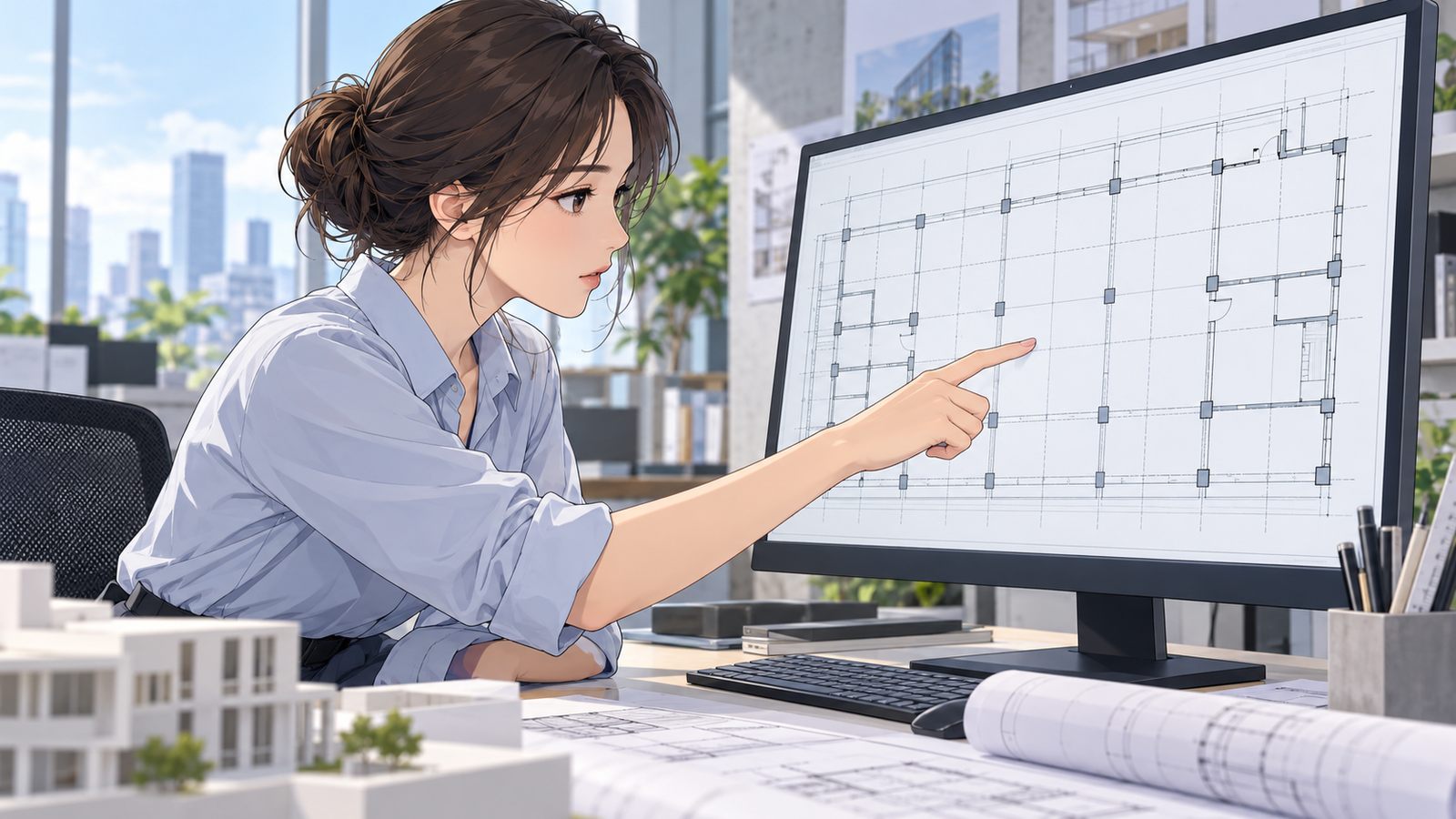 できたDXFをCADで開いて確かめる