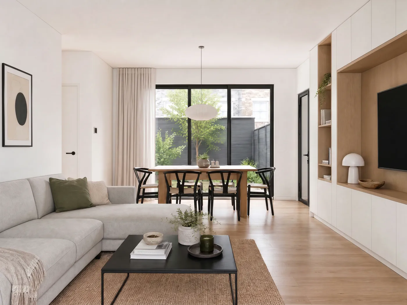 同じ部屋から人だけを消した画像