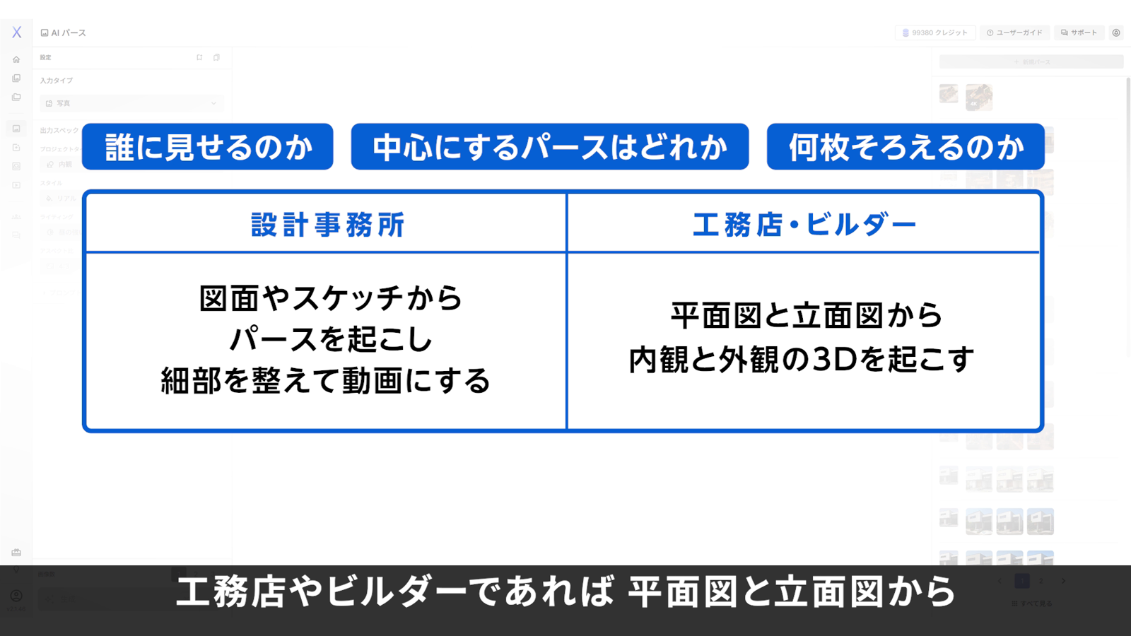 設計事務所と工務店の進め方