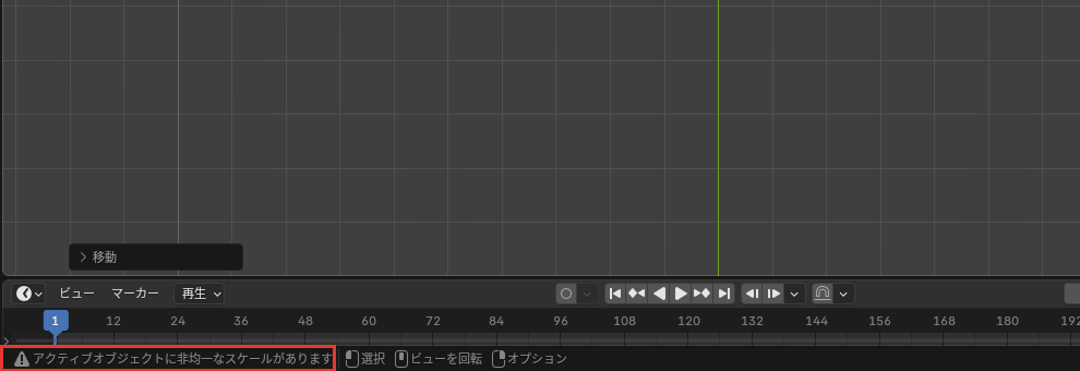 非均一なスケールの表示