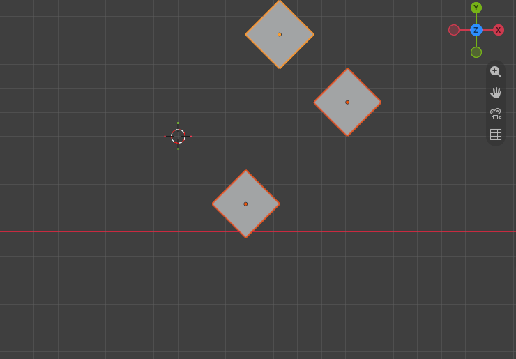 3Dカーソルで回した