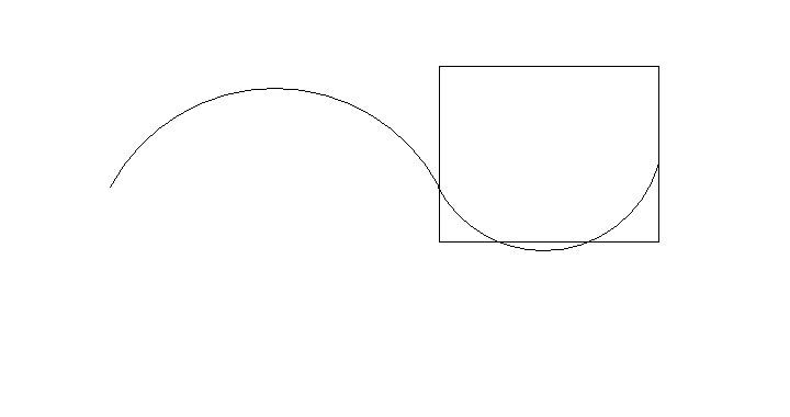 AUTOモードで描いた矩形