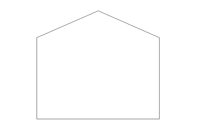 ファイルの座標で作図した敷地