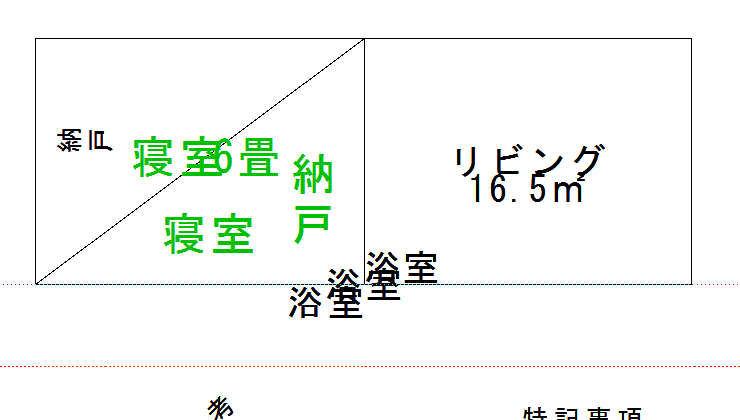 引出線と寸法線の位置