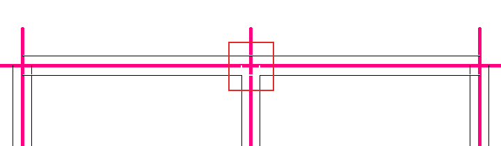 包絡処理のあとのT字