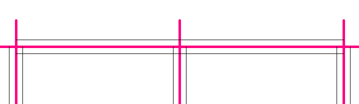 包絡処理の前のT字