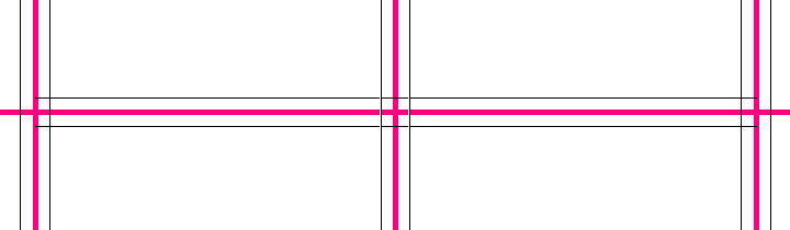包絡処理の前の十字