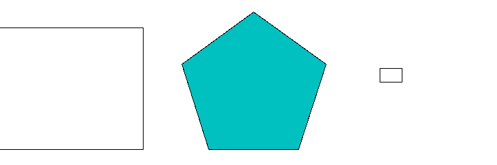 塗った5角形