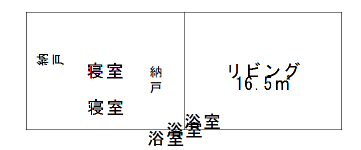 寝室を複写した