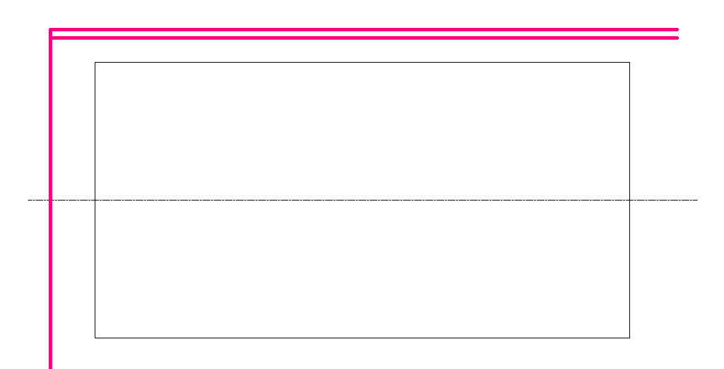 なぞった線の図面