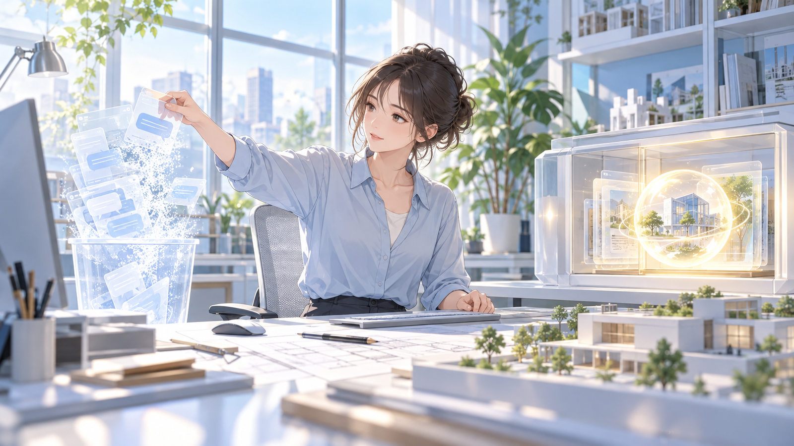 会話のノートを捨てても、メモ帳のほうは残っている場面