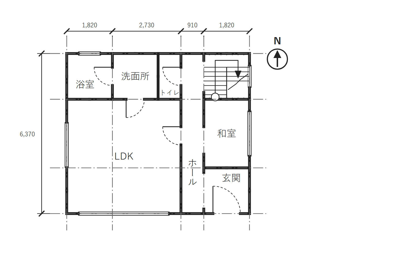 平面図の描き方の例